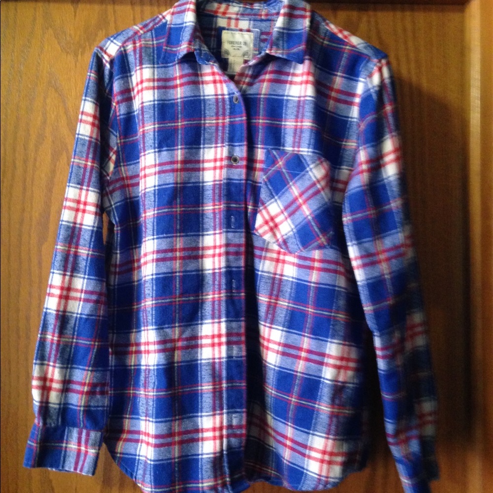 Plaid flannel shirt
